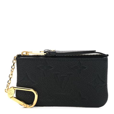 louis vuitton key pouch black|authentic louis vuitton key pouch.